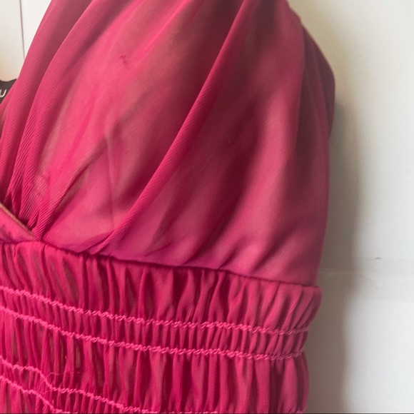 LE CHATEAU pink spaghetti strap dress size small - Picture 4 of 5